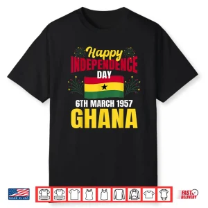 Happy Independence Day Ghana Ghanaian History Pride Shirt