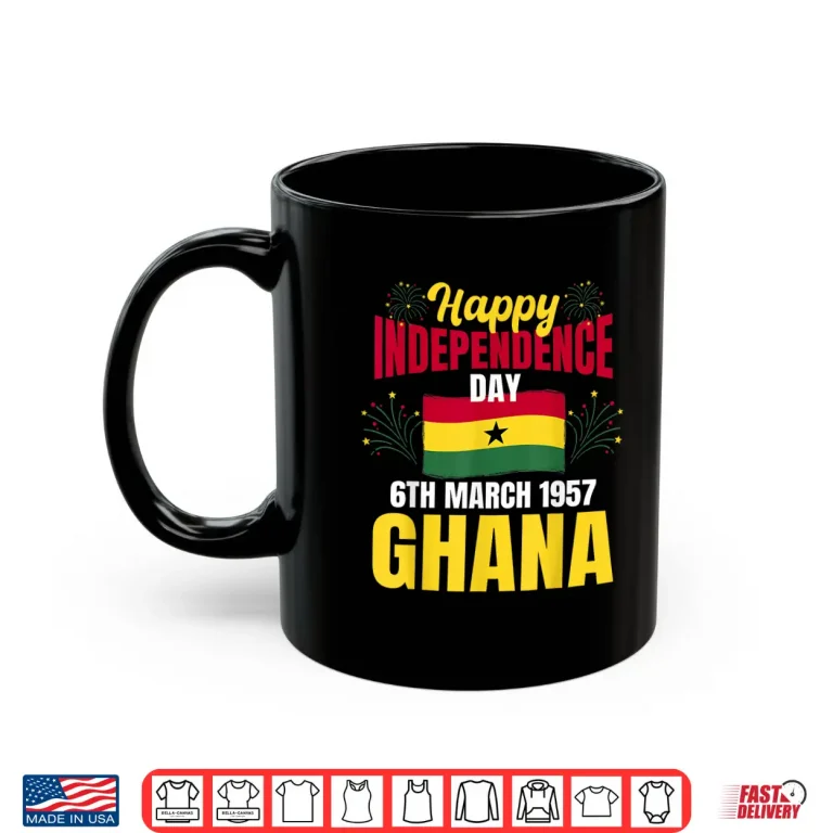 Mug Happy Independence Day Ghana Ghanaian History Pride Shirt