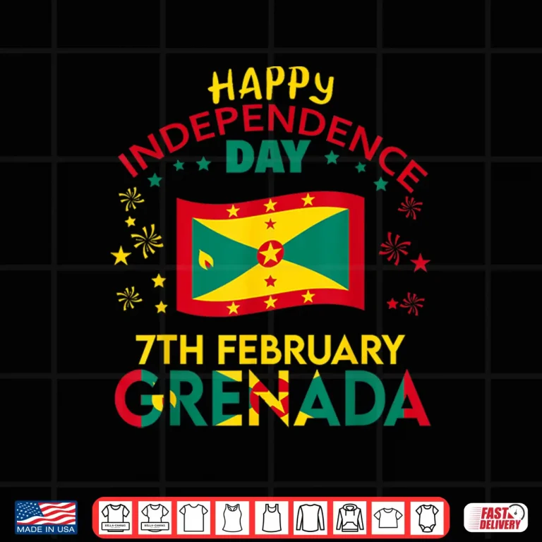 Design Grenada 50th Independence Day Grenadian Pride Grenada Flag Shirt