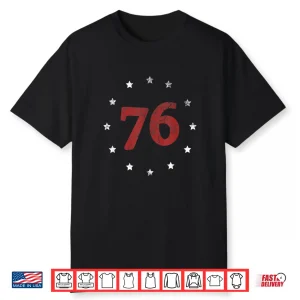 Independence Day The Spirit 76 Shirt Retro 4Th Of July Gift Shirt