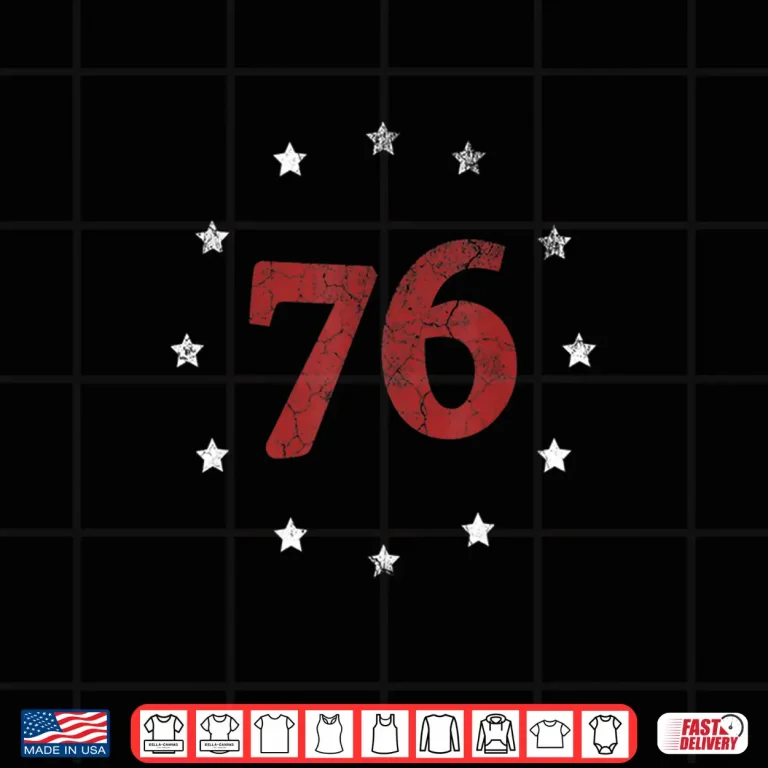 Design Independence Day The Spirit 76 shirt Retro 4th of July Gift Shirt