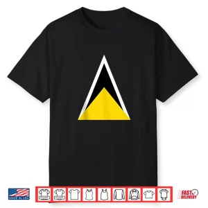 Saint Lucia Independence Day Flag Caribbean Carnival Shirt