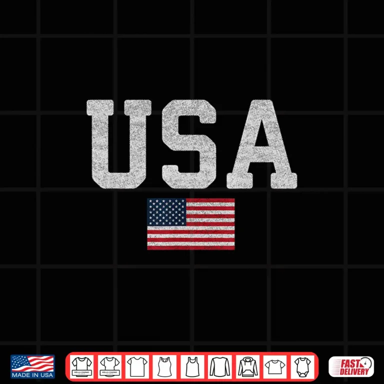 Design USA Patriotic American Flag 4th Of July Independence Day Shirt