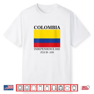 Womens Colombia Independence Day July 20 1810 Shirt