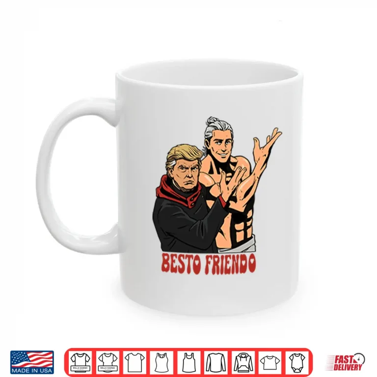 Mug Besto Friendo Trump Epstein Inspired Meme Shirt
