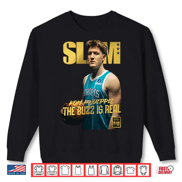 Sweatshirt Kon Knueppel SLAM Cover The Buzz Is Real Shirt