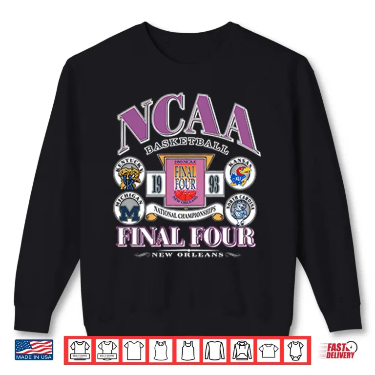 Sweatshirt NCAA Basketball Final Four New Orleans 1993 Shirt