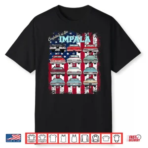 60 61 62 63 64 65 66 67 68 69 70 71 Impala Old School Car Shirt