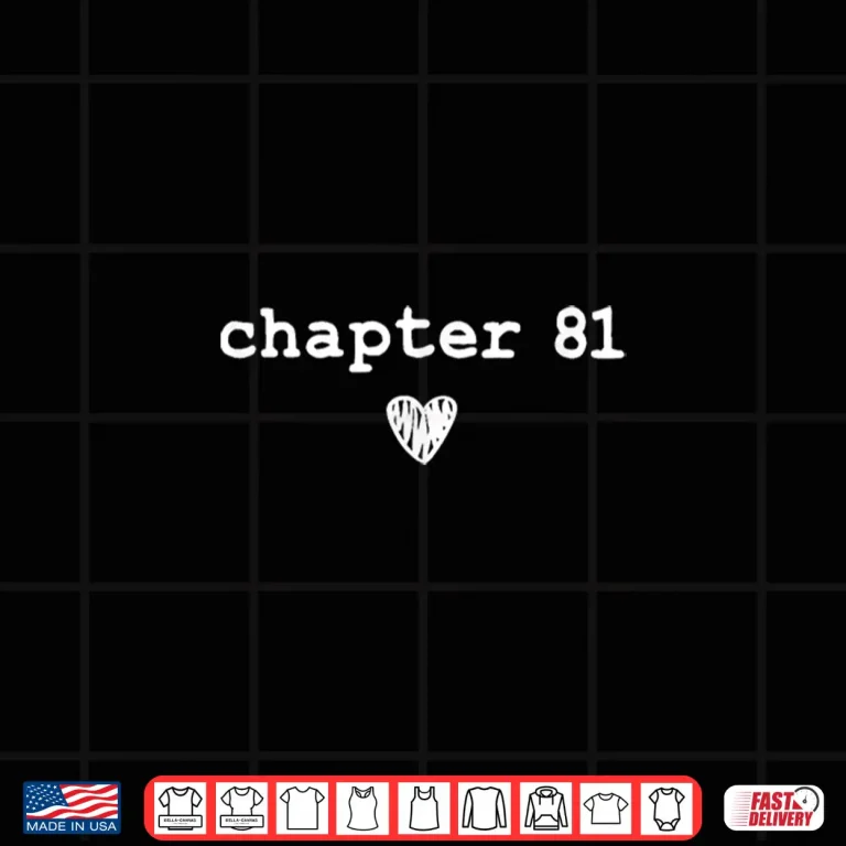 Design Chapter 81 Book Lovers Readers Authors 81st Birthday Shirt