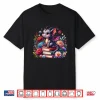 Girls Cute Floral Cottagecore Dragon Book Lovers Bookish Shirt