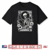 The Reader Skeleton Book Lover Tarot Card Reading Funny Book Shirt