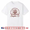 Chapter 13 Book Readers Flower Lovers 13Th Birthday Girls Shirt