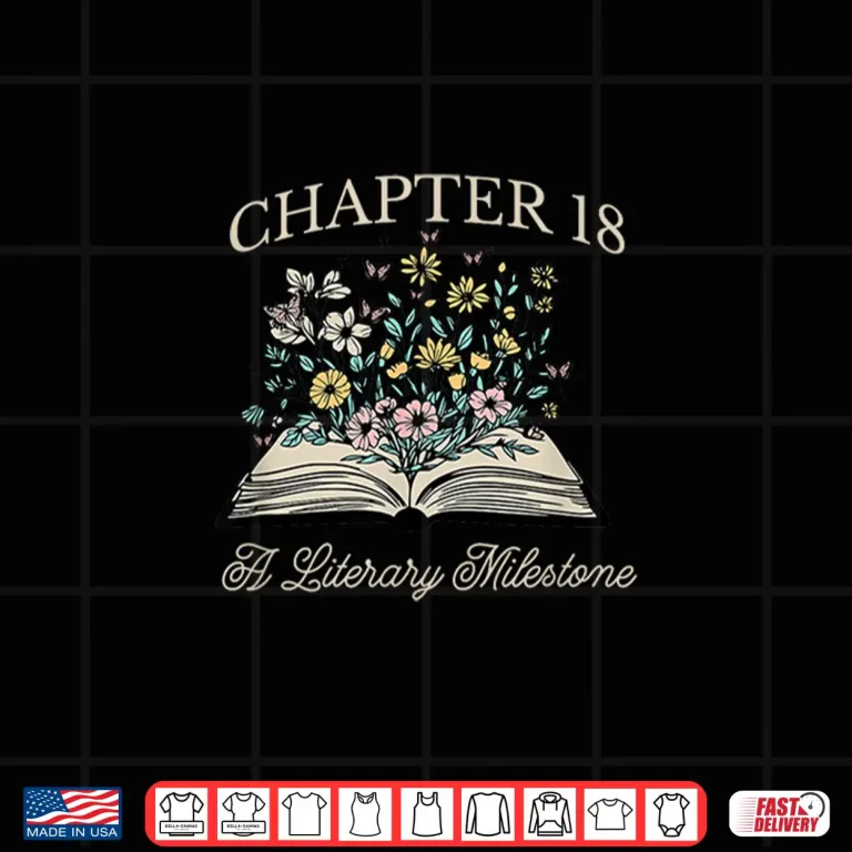 Design 18th Birthday Chapter 18 for Book Reader Funny Shirt