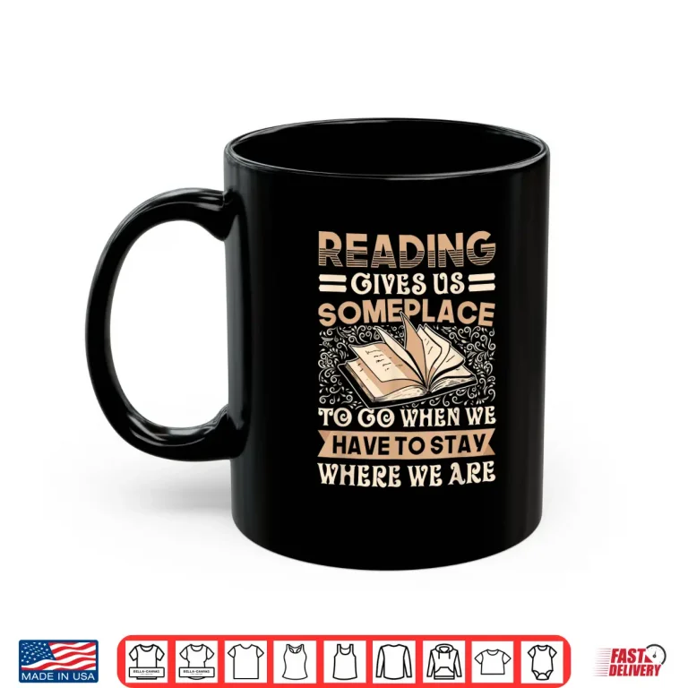 Mug Librarian Themed Book Club Reading Book Lovers Literature Shirt