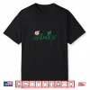 Amen Golf Love Golf Flower Floral Azalea Augusta Georgia Shirt