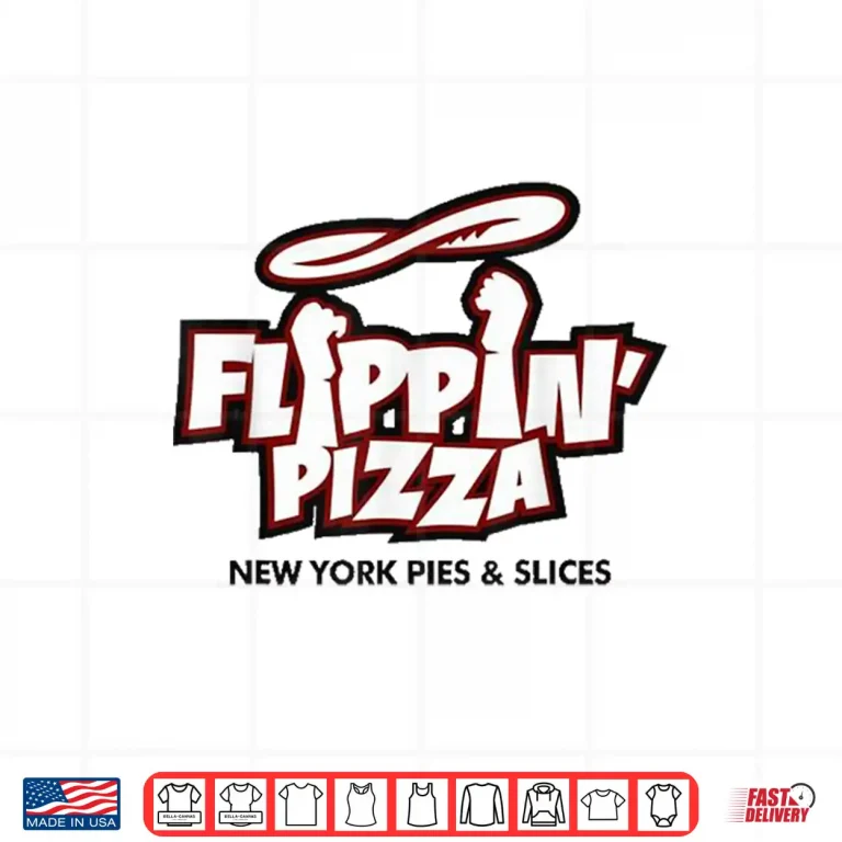 Design Flippin Pizza Retro New York Style Logo Shirt