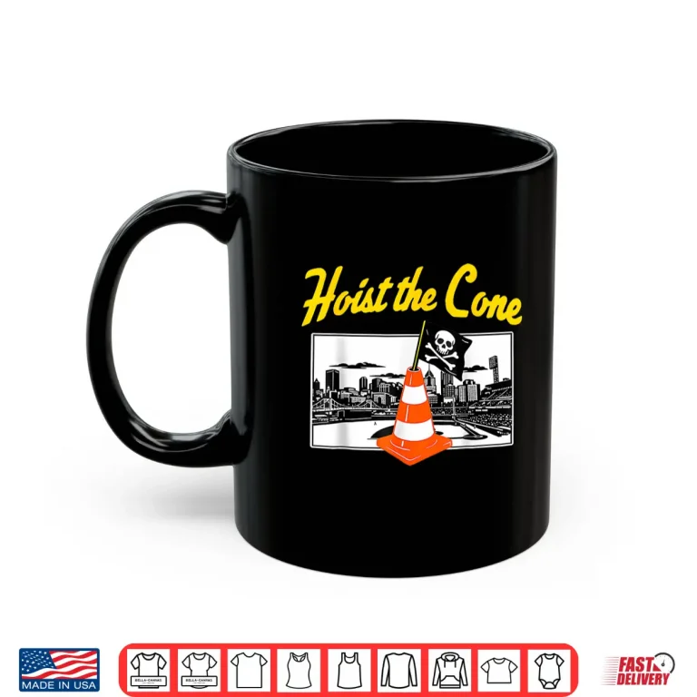 Mug Hoist The Cone Funny Baseball Meme Shirt