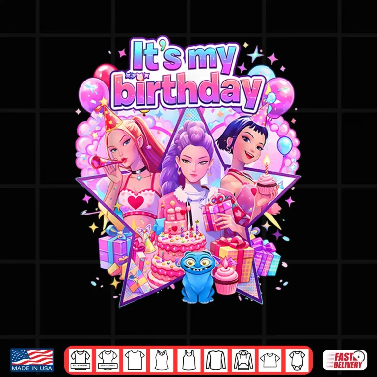 Design Its My Birthday K pop Cute Chibi K Pop Birthday Girl Kpop Shirt