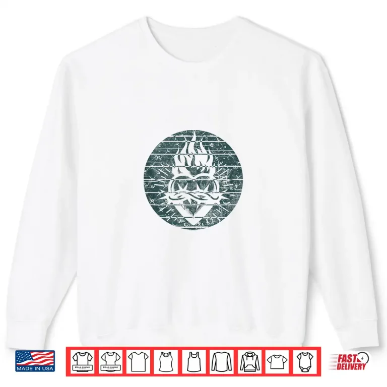 Sweatshirt Sacred Heart of Jesus Catholic Shirt