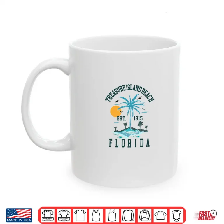 Mug Treasure Island Beach Florida Family Summer Vacation Tees Shirt