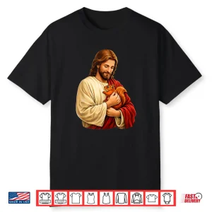 Jesus Holding Squirrel Christian Shirt