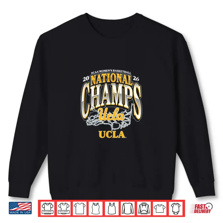 Sweatshirt UCLA Basketball National Champions March Madness Nil Shirt
