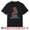 Bibliophile. Ailurophile. Unapologetically Distracted Cat Men Women Kids Shirt