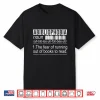 Funny Book Nerd Gift Book Lover Bibliophile Bookworm Reading Shirt