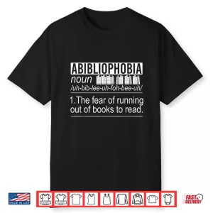 Funny Book Nerd Gift Book Lover Bibliophile Bookworm Reading Shirt