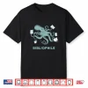 School Librarian Gift Octopus Reading Book Lover Shirt