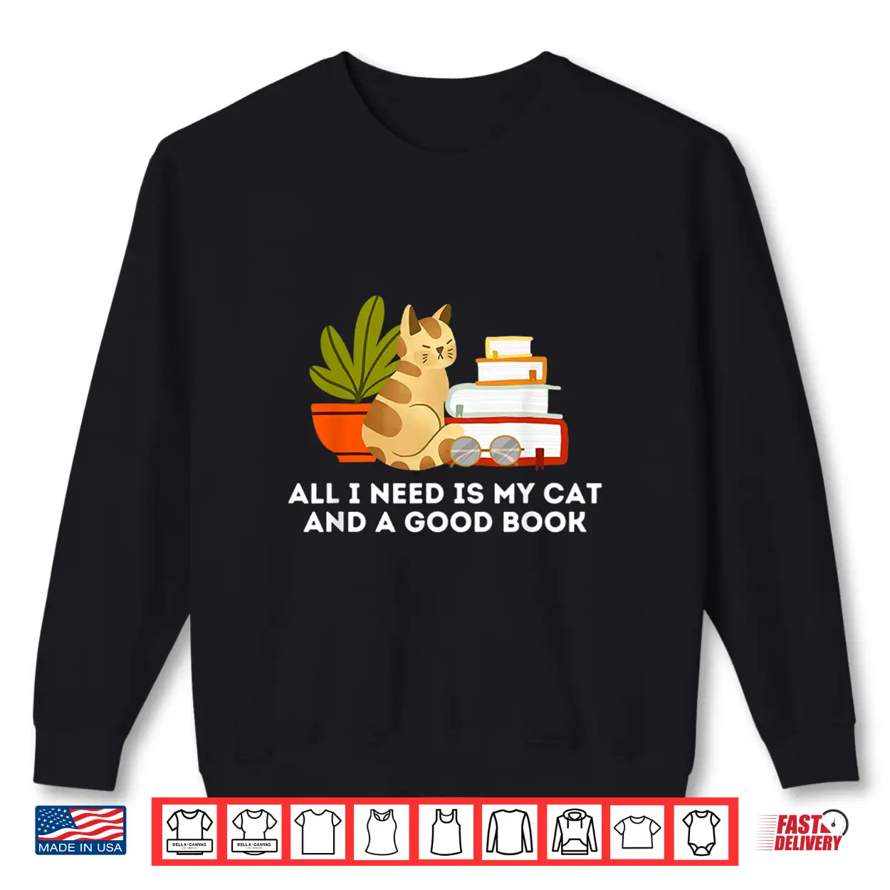 Cat And A Good Book Worm Bibliophile Cottage Core Aesthetic Men Women Kids Shirt