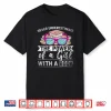 Never Underestimate The Power Of A Girl With A Book Reading Shirt