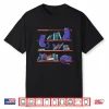Cat Books Reading Lover Bookworm Bibliophile Reader Library Shirt