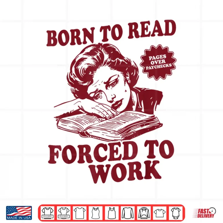 Design Book Readers Forced To Work Sadness Design Shirt
