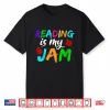 Funny Teacher Reading Is My Jam Books Book Lover Shirt