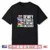 Dewey Decimals & Dreams Unleashed Education Librarian Shirt