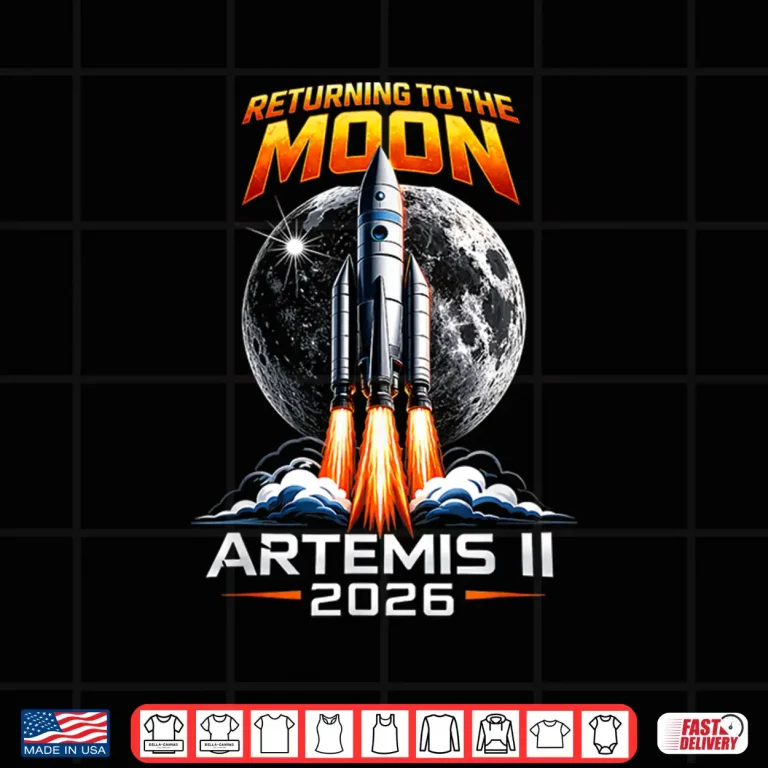 Design Artemis II Back to the Moon 2026 Gift for Men Women Kids Shirt