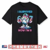 I Survived 67 Now I’M 8 Years Old Baseball Boys Sport Kids Shirt