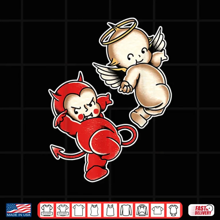 Design Kewpie Baby Devil Angel Cherubs Shirt