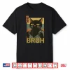 Funny Cat Bruh Teen Boys Girls Men Women Meme Japanese Anime Shirt