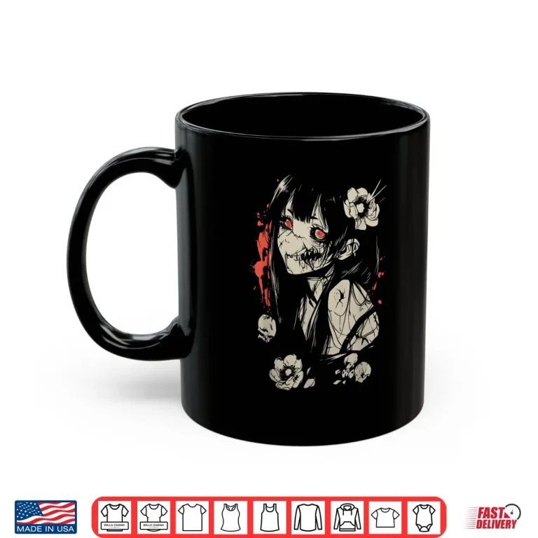 Mug Horror Anime Manga Japan Japanese Creepy Kawaii Goth Shirt