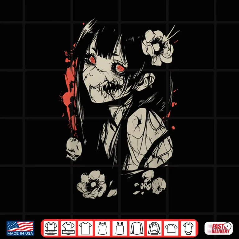 Design Horror Anime Manga Japan Japanese Creepy Kawaii Goth Shirt