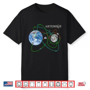 Artemis Ii Moon Mission Nasa Space Program Fan Shirt