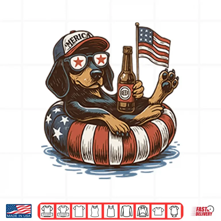 Design Funny 4th Of July Dachshund Shirt