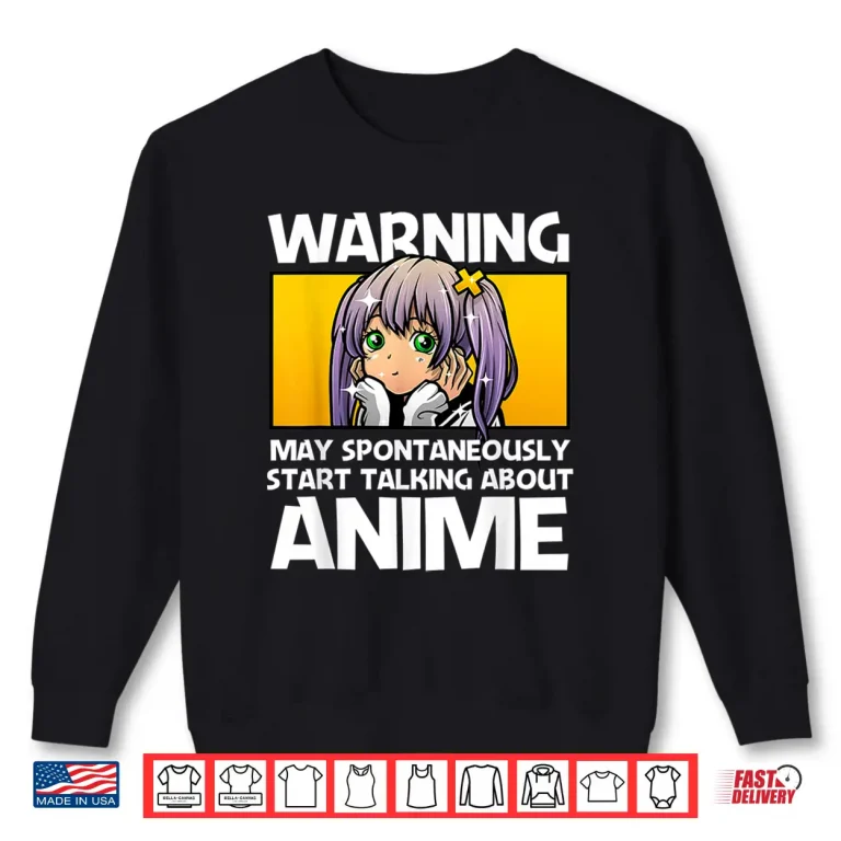 Sweatshirt Anime Art For Women Teen Girls Men Anime Merch Anime Lovers Shirt