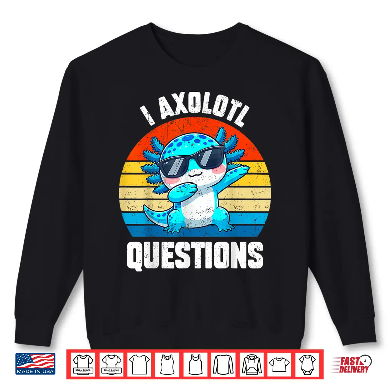 Cutei Axolotl Questions Kids Toddler Teens Boy Anime Kawaii Shirt Cutei Axolotl Questions Kids Toddler Teens Boy Anime Kawaii Shirt