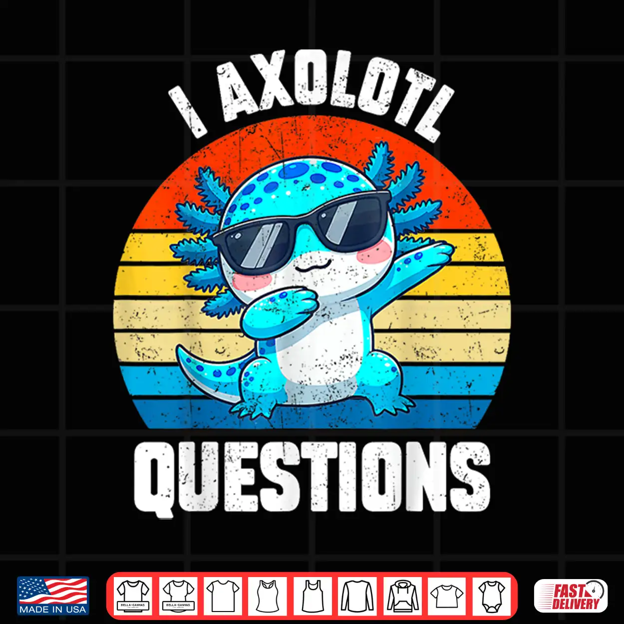 Cutei Axolotl Questions Kids Toddler Teens Boy Anime Kawaii Shirt Cutei Axolotl Questions Kids Toddler Teens Boy Anime Kawaii Shirt