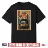 Kawaii Japanese Ramen Red Panda Retro Gaming Shirts For Men Shirt