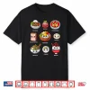 Cute Kawaii Korean Food Bulgogi Mandu Bibimbap Lover Shirt