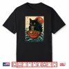 Funny Catzilla Anime Ramen Japanese Cat Gifts Men Women Kids Shirt